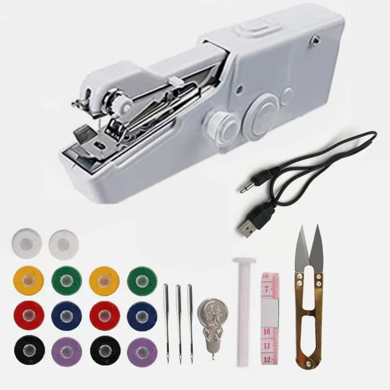 Oceans ® Mini Portable Electric Sewing Machine Perfect for Crafts and Quick Fixes
