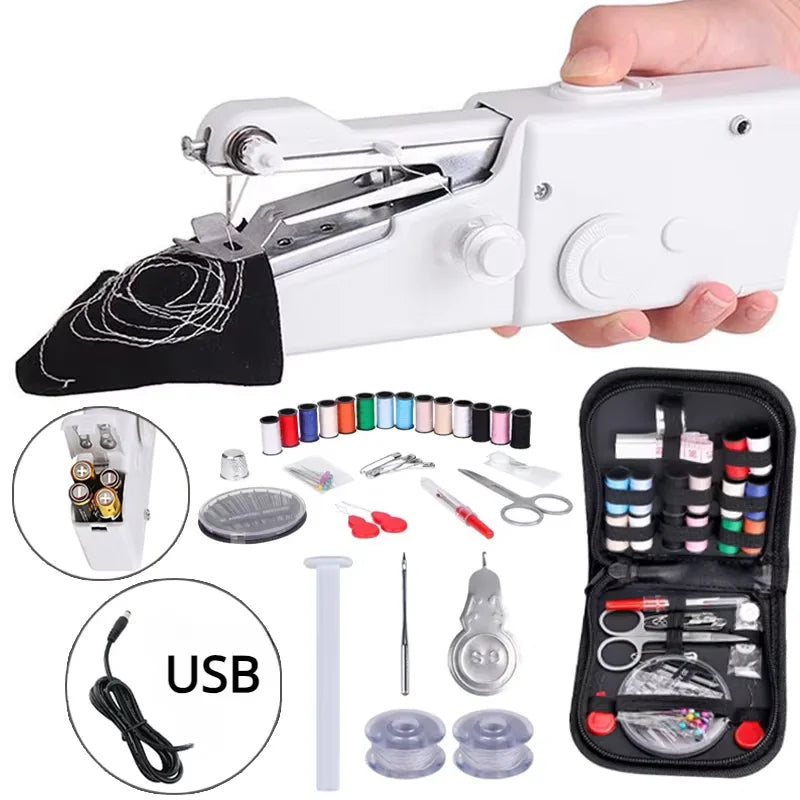 Oceans ® Mini Portable Electric Sewing Machine Perfect for Crafts and Quick Fixes