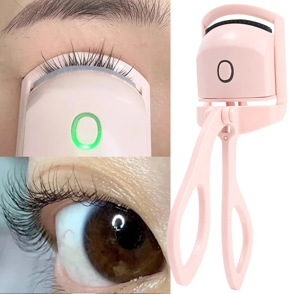 Oceans ® USB Rechargeable Electric Eyelash Curler – Quick Heat, Long-Lasting Curl