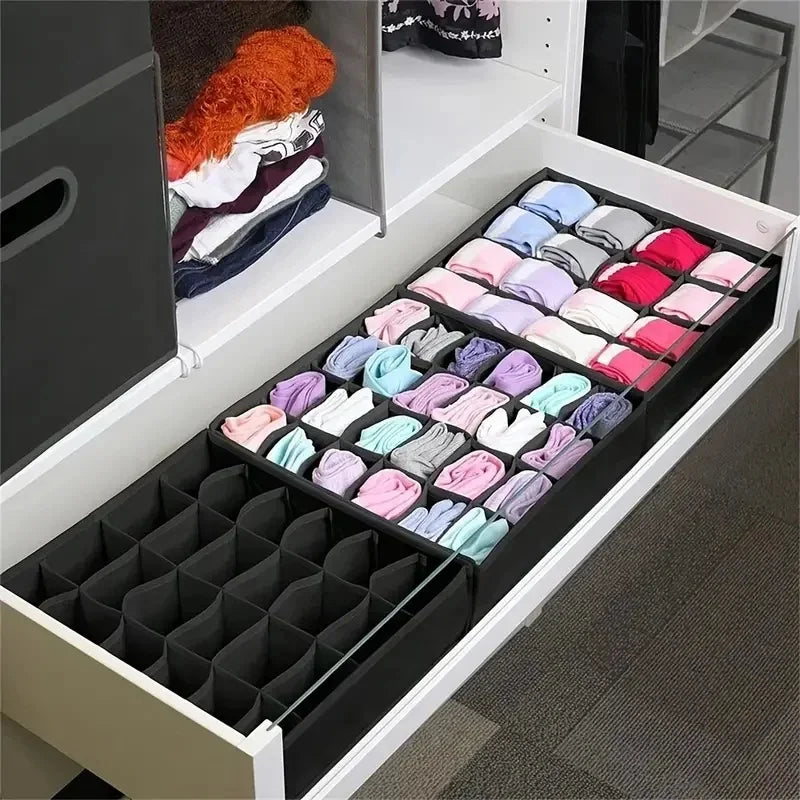 Oceans ® 24-Cell Collapsible Storage Organizer – Divider for Socks, Underwear & Accessories