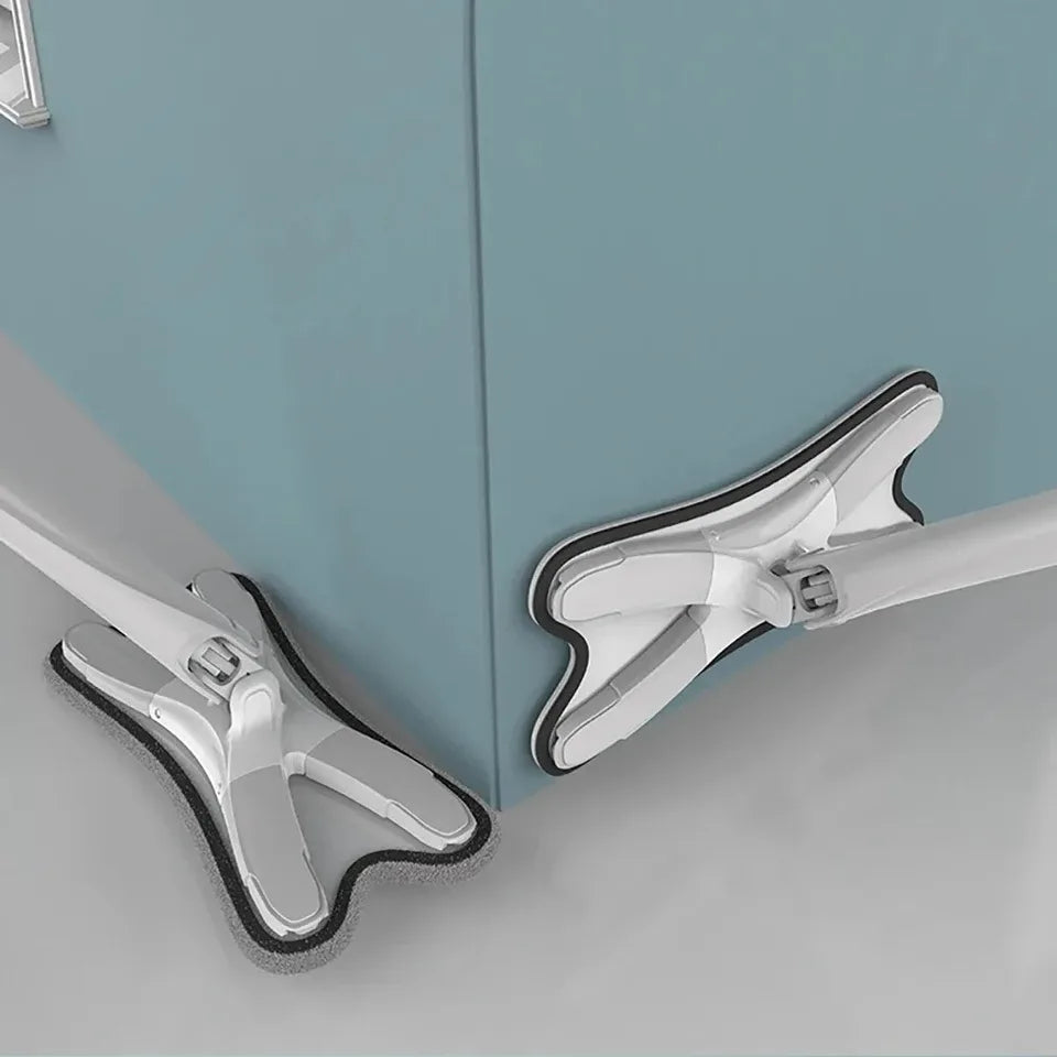 Oceans ® X-Type Floor Mop – 360° Spin, Hands-Free Squeeze, Wet & Dry Cleaning Tool