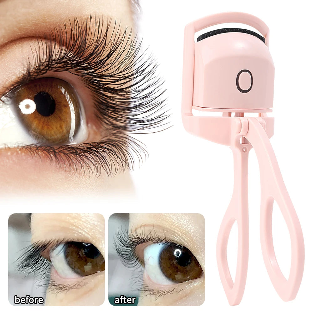 Oceans ® USB Rechargeable Electric Eyelash Curler – Quick Heat, Long-Lasting Curl