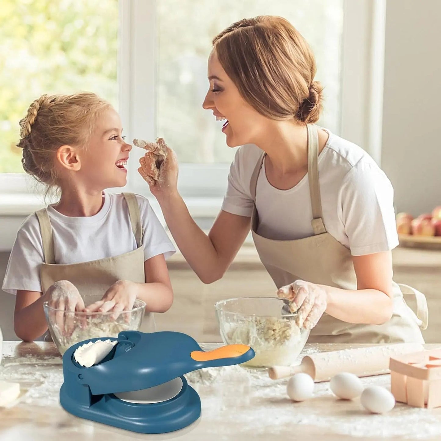 Oceans ® Easy Dumpling Maker _ DIY Dumpling Press Tool for Perfect Dumplings