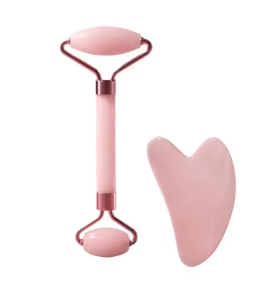 Oceans ® Roller & Gua Sha Set – Facial Roller & Massage Tool for Face, Eyes, Neck & Body