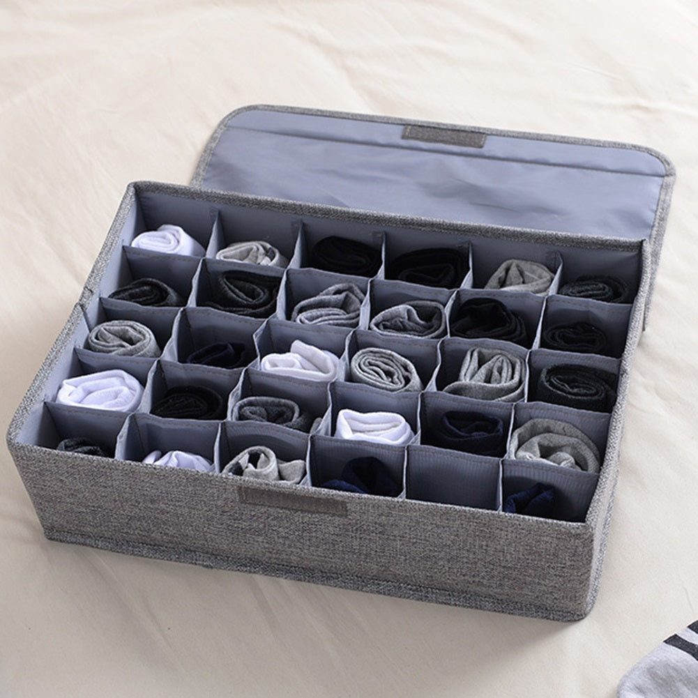 Oceans ® 24-Cell Collapsible Storage Organizer – Divider for Socks, Underwear & Accessories